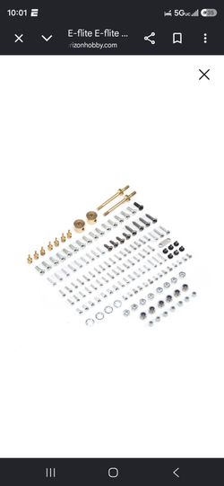 Model airplane parts and assessors and an assortment