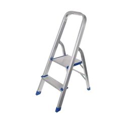 Foldable Household Aluminium 2 Step Ladder 