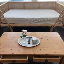 Bamboo Daybed With Organic Mattress