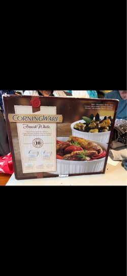 Corningware stoneware baking dish 10 piece NWT