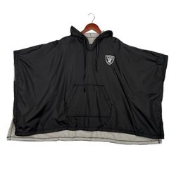 Raiders Sports Jacket Hoodie Pancho UNISEX ONE SIZE 