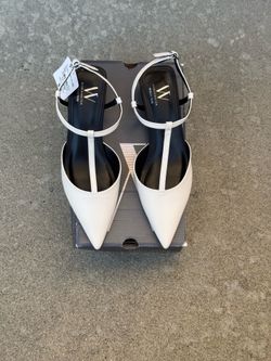 NEW Women’s Worthington Ivory Pointed-Toe Slingback Flats Size 7.5