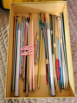 Plymouth Yarn Co Variety of knitting needles, including products from Plymouth Yarn Co.