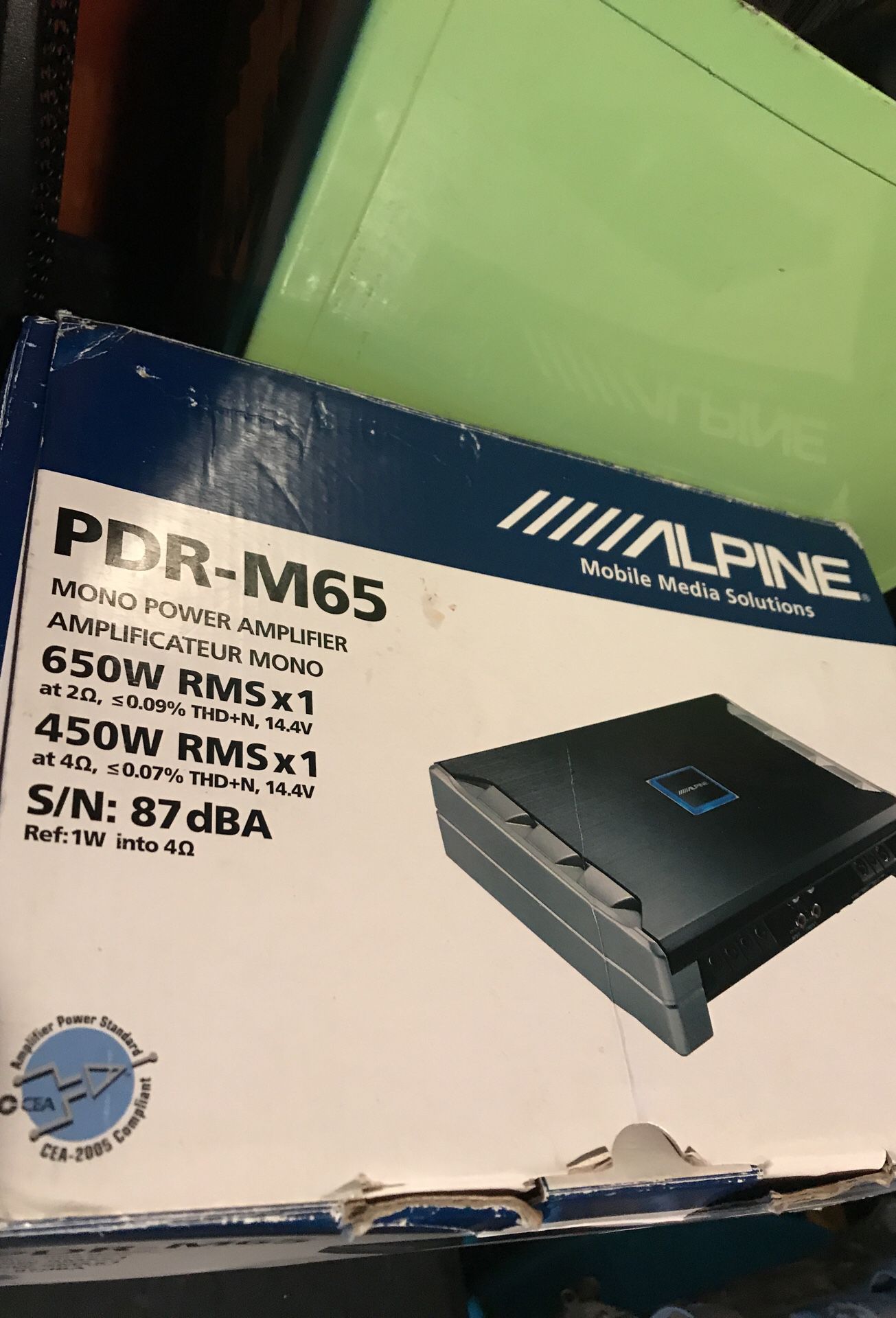Alpine PDR-M65 digital amplifier