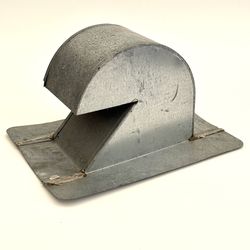 10x6 Rectangular Gooseneck Roof Vent Galvanized Steel – Never Installed