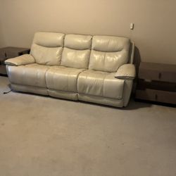 Leather Electric Recliner 
