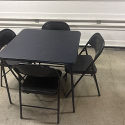 Folding Table & Chairs
