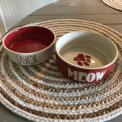 2 Cat Bowls 