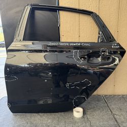 2022 2023 2024 HONDA CIVIC LEFT REAR DOOR OEM USED