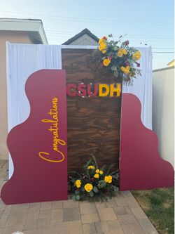 Graduation backdrops