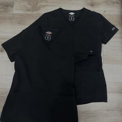 Two Dickies Scrub Tops Size XS