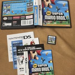New Super Mario Bros (Nintendo DS, 2006) Complete Tested