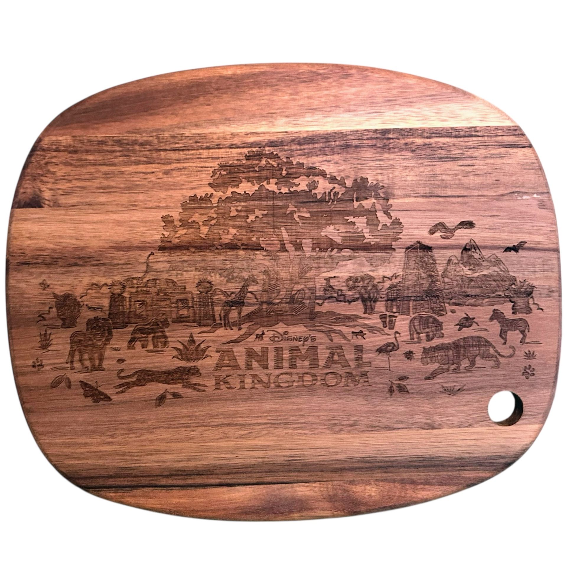 Walt Disney World Animal Kingdom 20th Anniversary Wood Cutting Board