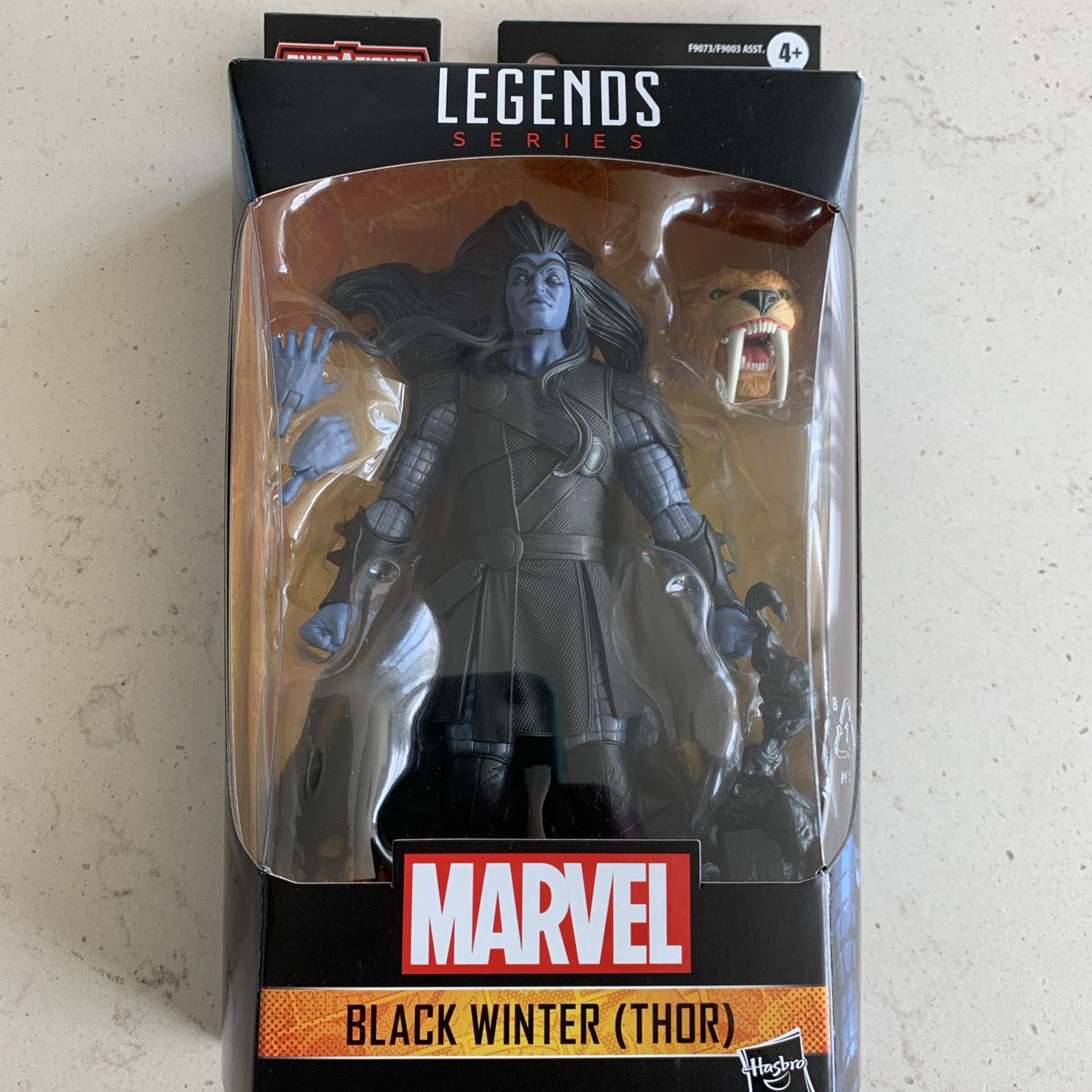MARVEL LEGENDS ZABU SERIES BLACK WINTER 
