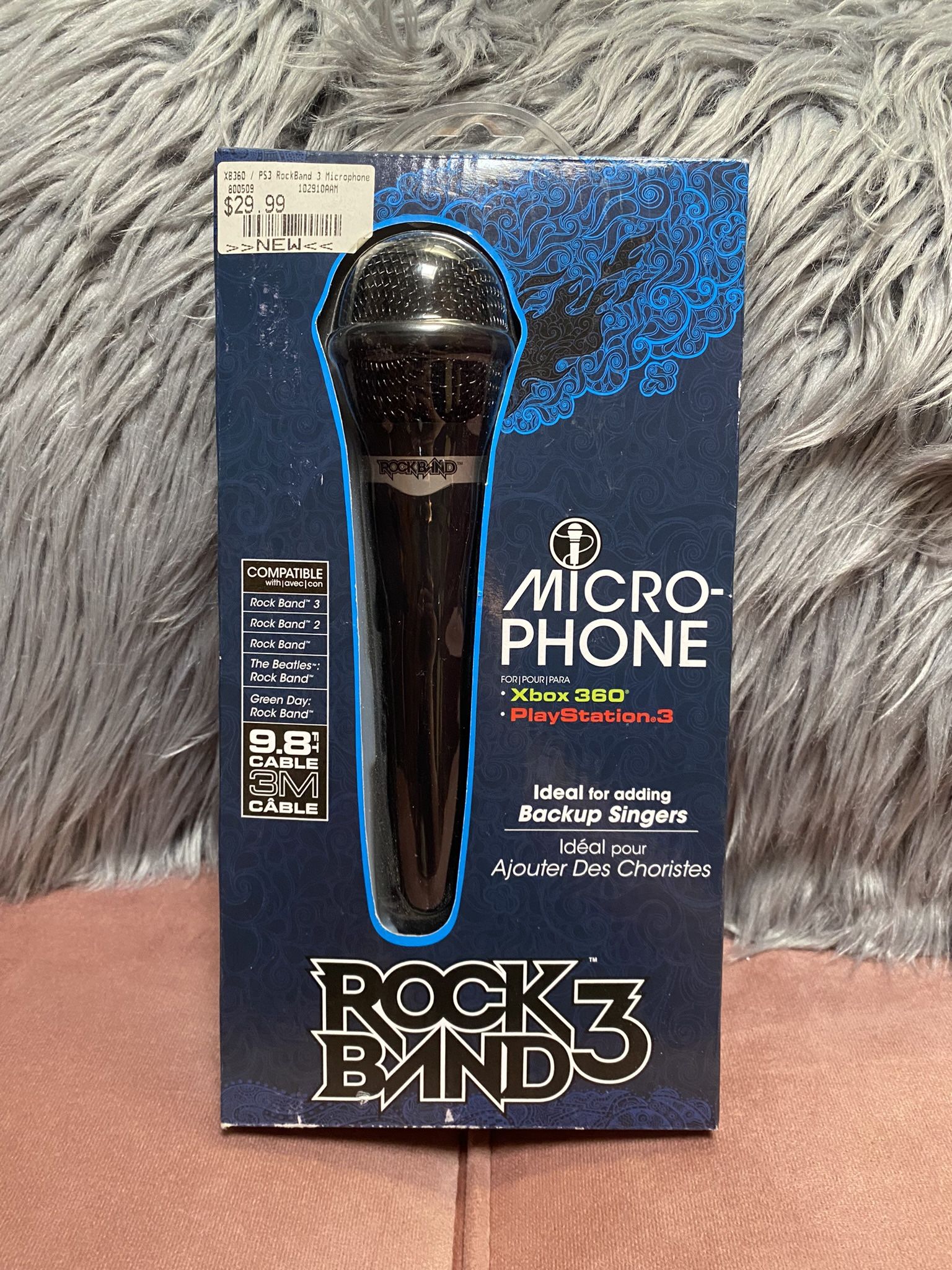 Rock Band Mic For Xbox360 And PS3+ New In Box