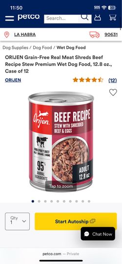 Orijen wet food