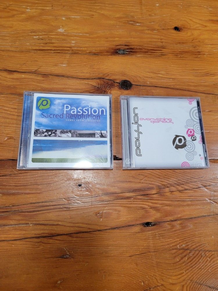 Set Of 2 Passion CDs ~ Sacred Revolution & Everything Glorious ~ Christian Rock