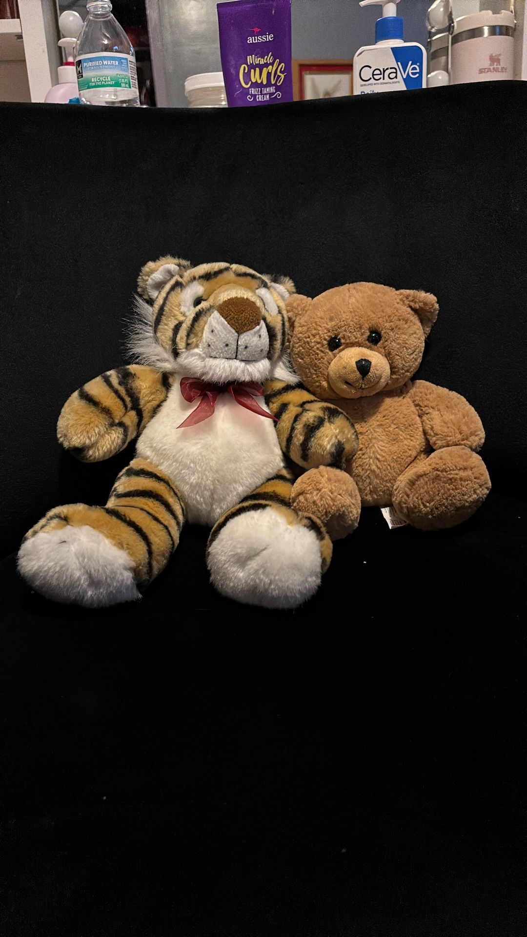 Tiger And Their Stuffed Animal