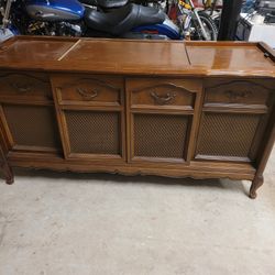 Antique Stereo Furniture Piece