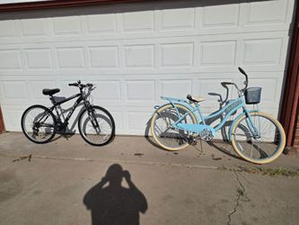 Huffy Mountain Bike and Cruiser Bike Set