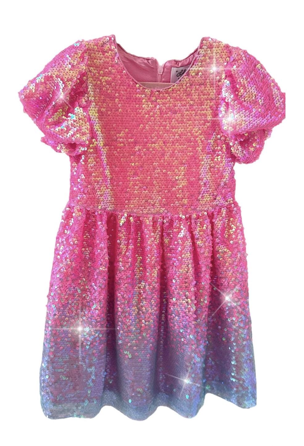 Lola and the Boys Shimmer Sequin Dress 