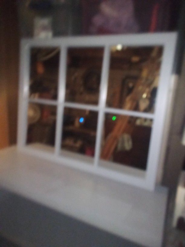 Old School Sturdy Showcase With Matching Mirror