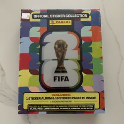 Official World Cup Sticker Album + 16 Sticker Packs