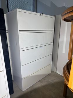 Five Drawer Lateral File Cabinet