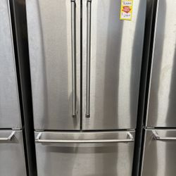 KitchenAid 33 In. 22.1 Cu. Ft. Stainless Steel French Door Refrigerator 