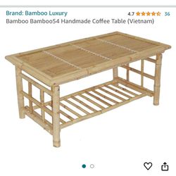 Bamboo Coffee table