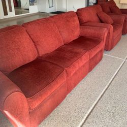Lazy Boy Couches And.2 Chair And Art Pics $400