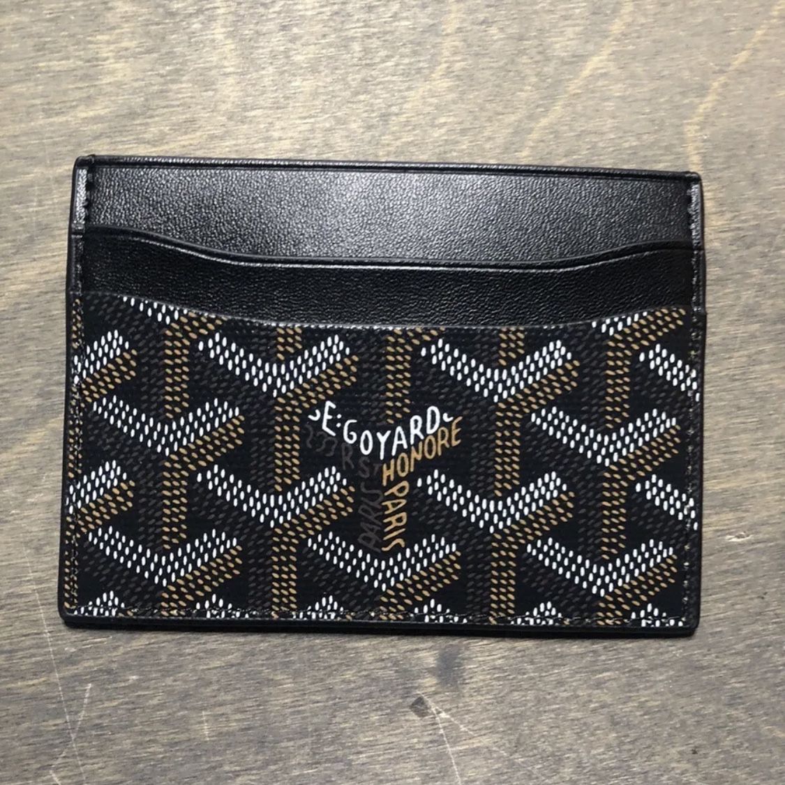 Goyard Saint Sulpis Card Holder-Black