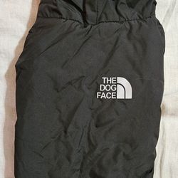 The Dog Face Black Fleece Hooded Jacket. Outside is Waterproof. Size L