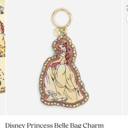 Stoney Clover Disney Belle Bag Keychain Charm