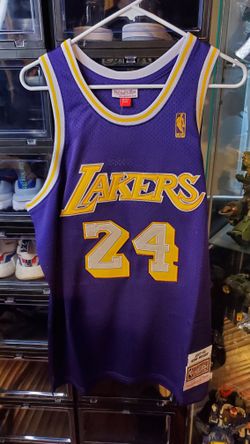 08 Los Angeles Lakers #24 Kobe Bryant Throwback Hardwood Classic Jersey Purple