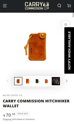 Wildr Hitchhiker Wallet In Honeycomb