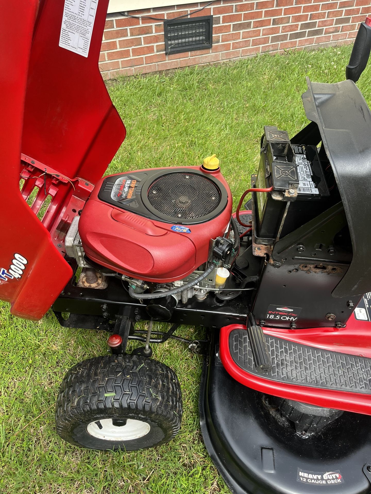 Craftsman Dyt4000 Craftsman Dyt 4000 Used Price Craftsman DYT4000