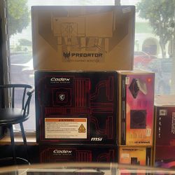 MSI Gaming Desktop Ryzen 7 32Ram 1Tb SSD With 27”acer Predator OLED 280HZ 