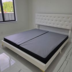 Cama King Con Boxpring 