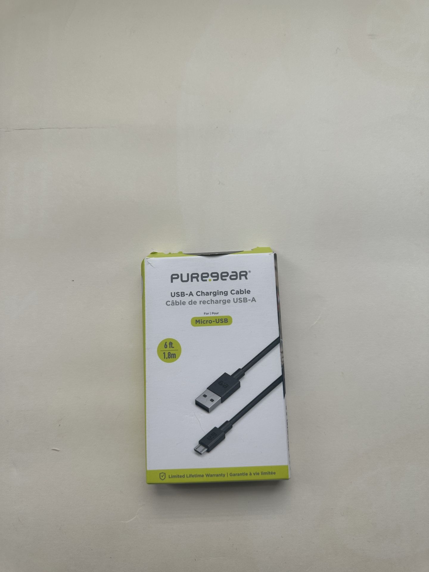 Puregear 6ft. USB-C To USB-A Cable for USB-C Devices - Black