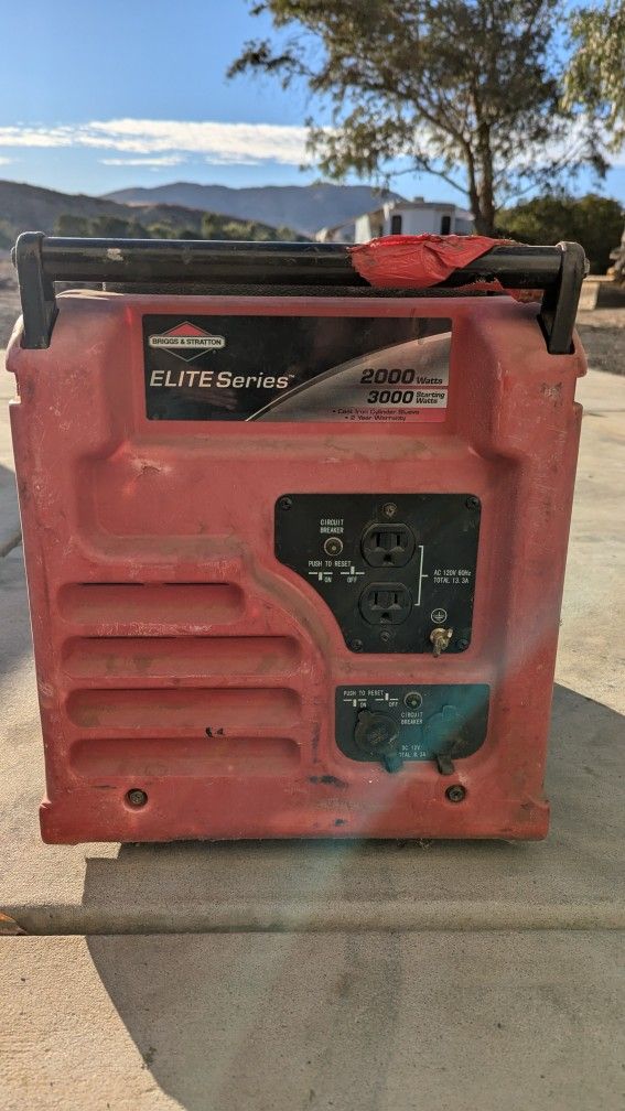 Briggs& Stratton Elite Series 2000 W Generator