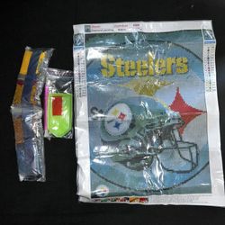 a Pittsburgh Steelers Diamond Art Craft Kit