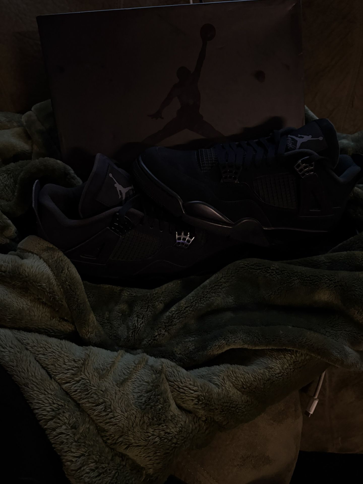 Brand New Black Cat Jordan 4 