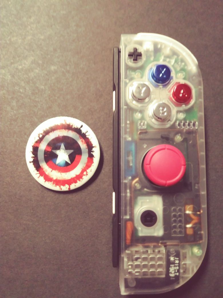 "Captain America Cons", Custom Nintendo Switch Joy Cons!🇺🇸
