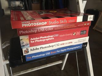 (5) Adobe Photoshop Trick Books
