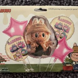 Labubu 5-Piece Decoration Balloons 