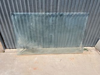 Glass table top
