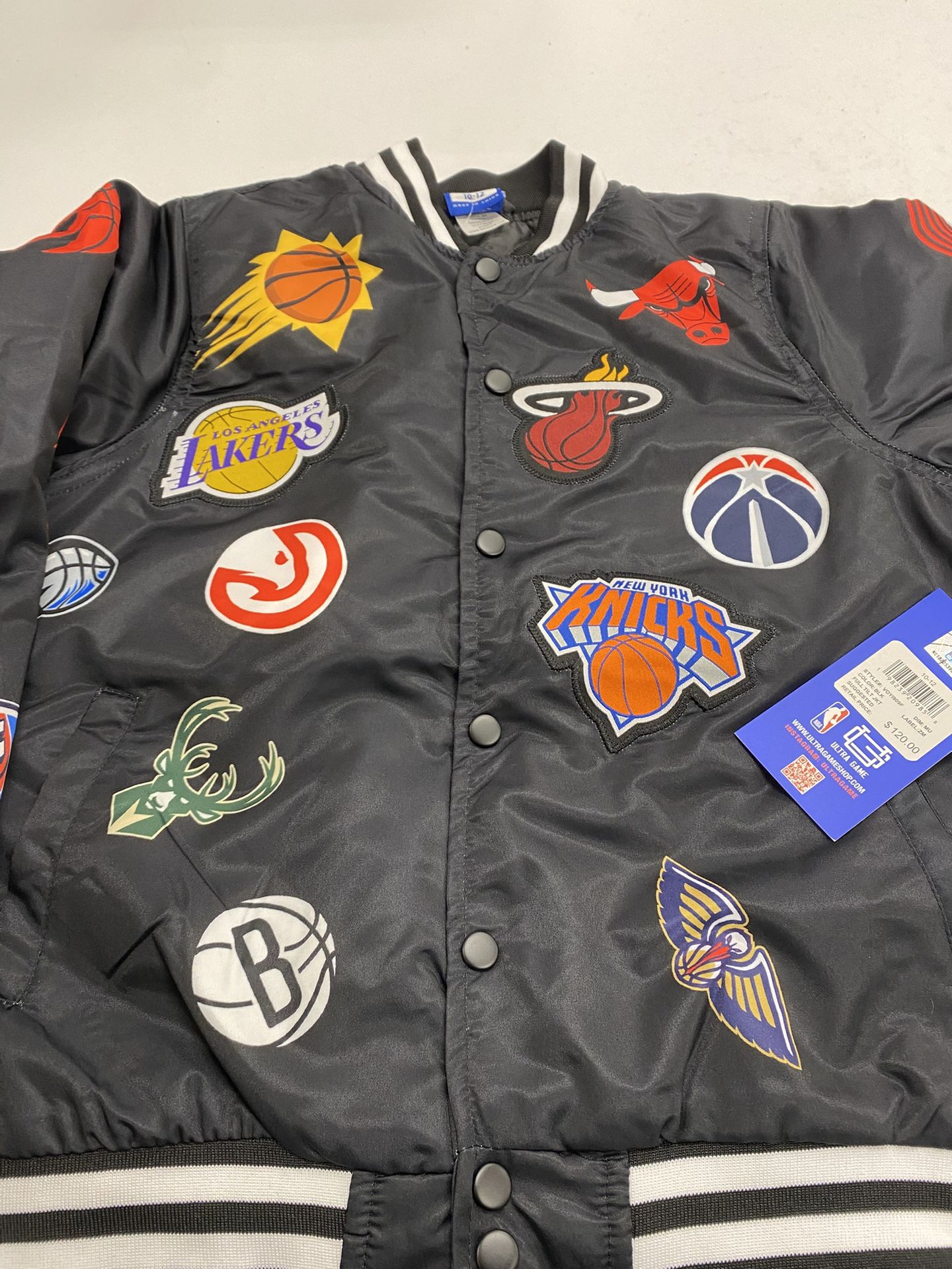 M 10-12 years nba jacket