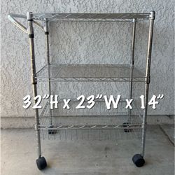 Small Metal Storage Cart 