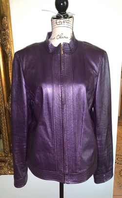 Saint John leather jacket, size 14